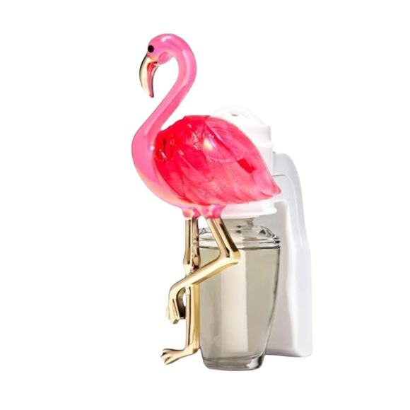 PINK HAPPY FLAMINGO WALLFLOWER PLUG NIGHTLIGHT SCENT CONTROL BATH & BODY WORKS - Picture 4 of 6
